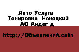 Авто Услуги - Тонировка. Ненецкий АО,Андег д.